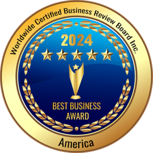 2024 WCBRB Inc., Award Badge America