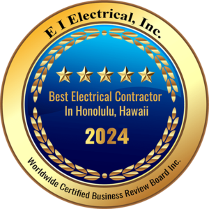 2024 WCBRB Inc EI Electrical Inc Award Badge