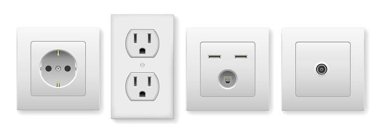 a standard 120-volt outlet at home