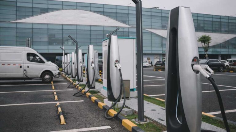 multiple EV chargers