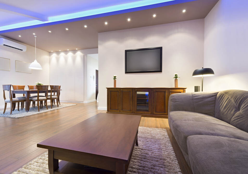 living spaces with nice LED lighting living spaces with nice LED lighting