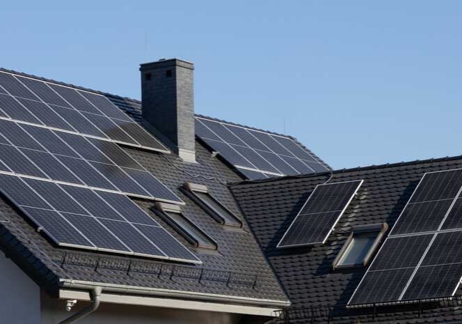 solar panels in a house solar panels in a house